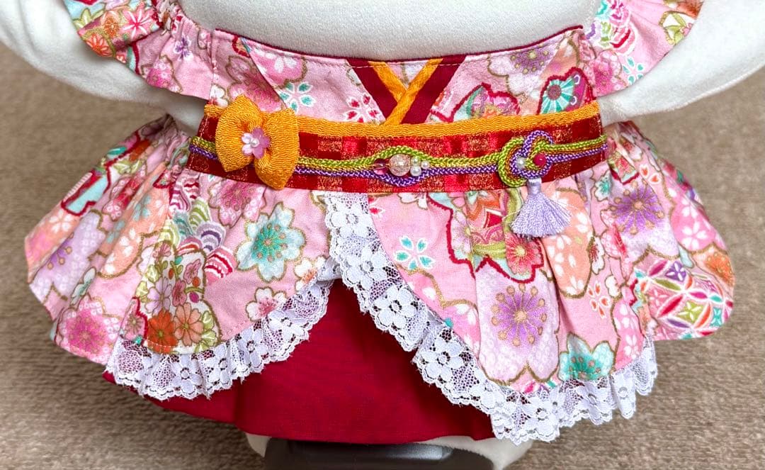 ラボット服　着物風ワンピースＢ　LOVOT ラボットハンドメイド