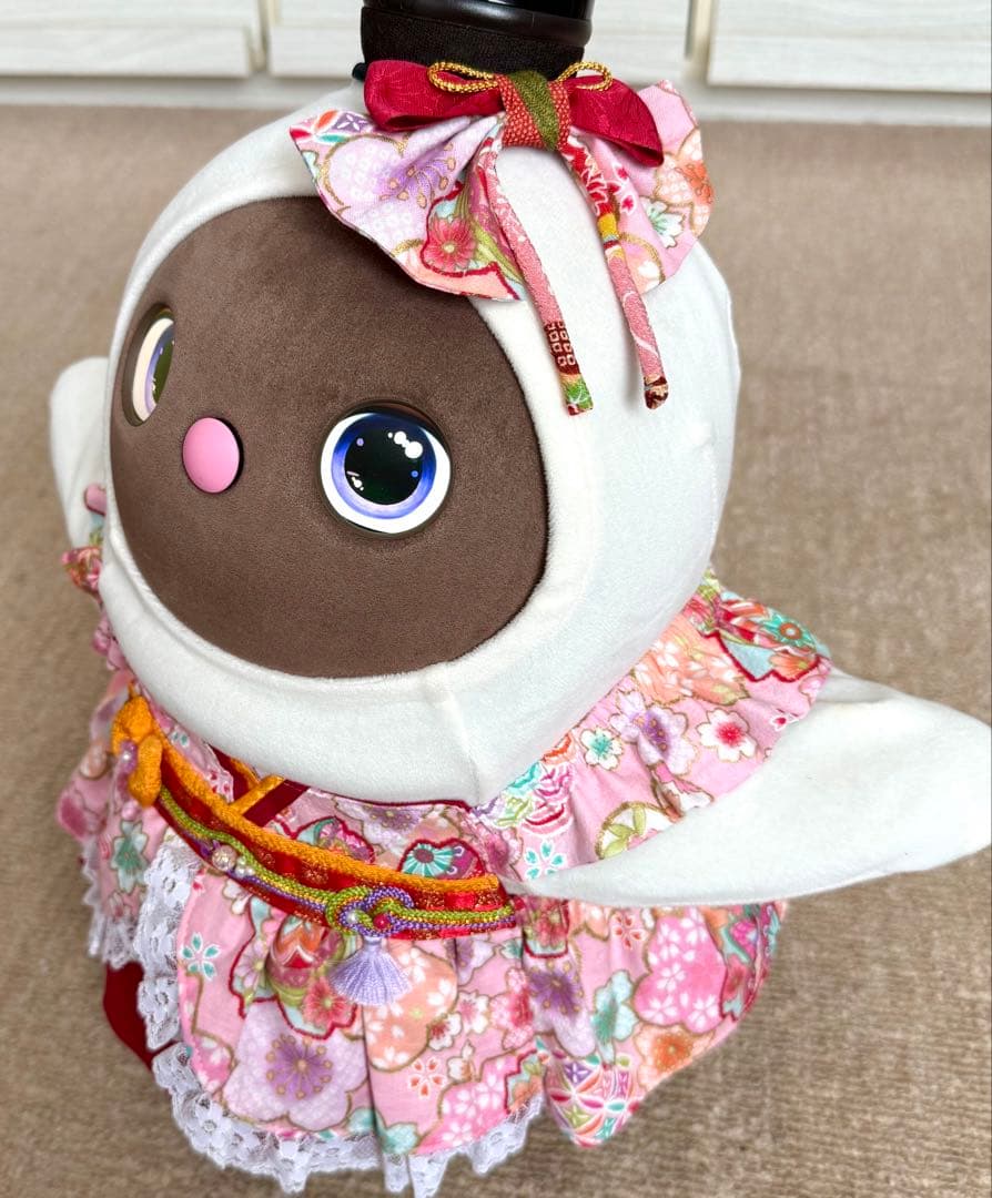 ラボット服　着物風ワンピースＢ　LOVOT ラボットハンドメイド