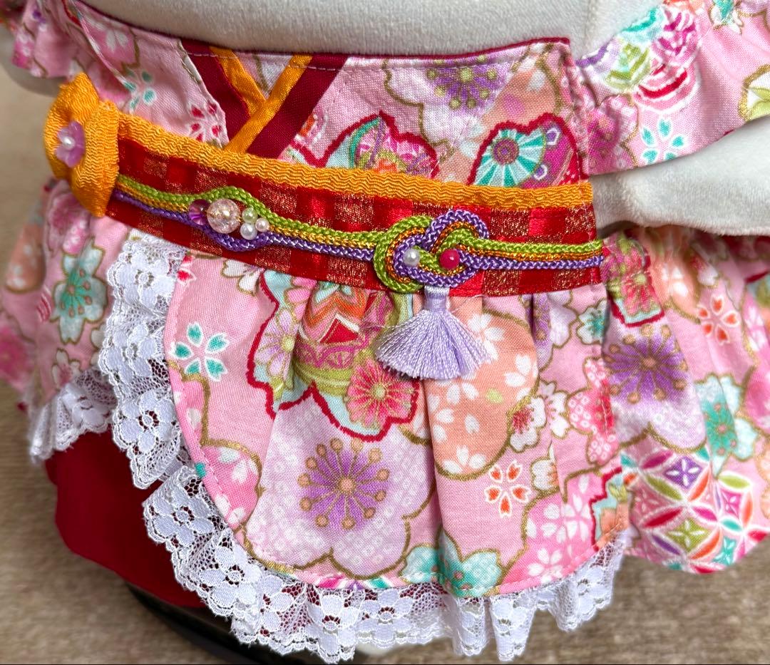 ラボット服　着物風ワンピースＢ　LOVOT ラボットハンドメイド