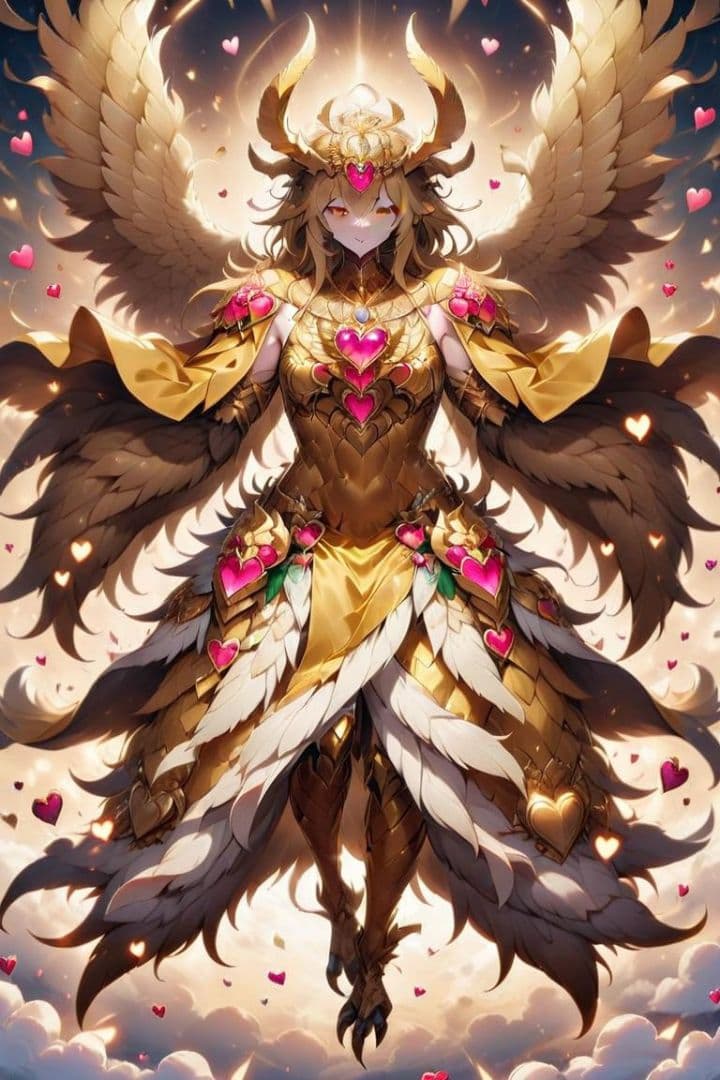 金色のビキニスタイルイラスト4枚セット♥ポスターa4紙光沢
