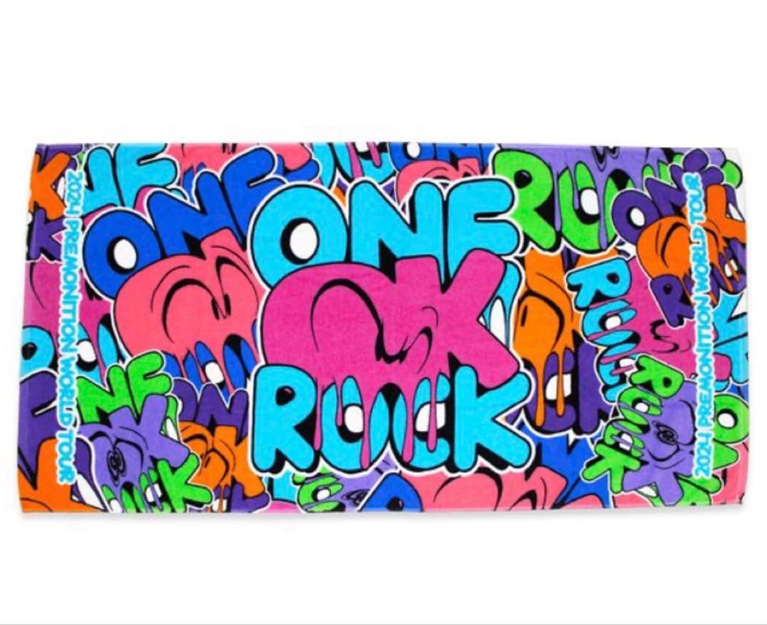 ワンオクロックONE OK ROCK 2024 WORLD TUOR バスタオル