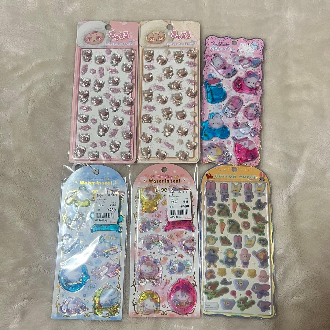 【正規品・即日発送・匿名発送】サンリオ ボンボンドロップシール55点まとめ売り