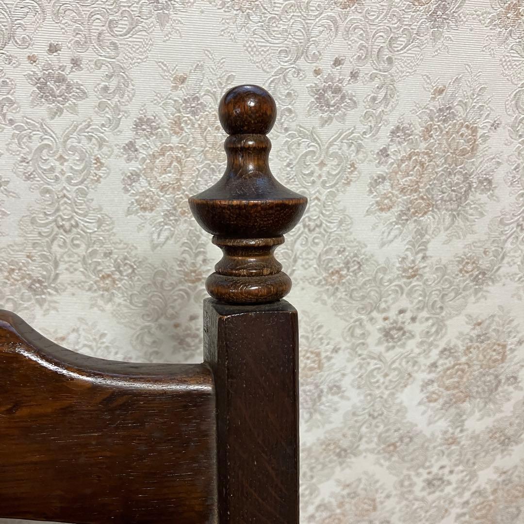 飛騨産業 キツツキ ロッキングチェア 無垢材 花柄ファブリック