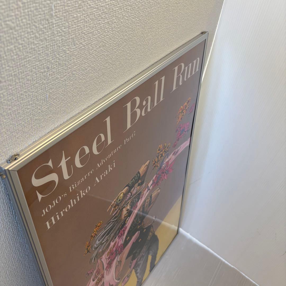 ジョジョ展　7部　B2ポスター　スティールボールラン　ジャイロ・ツェペリ