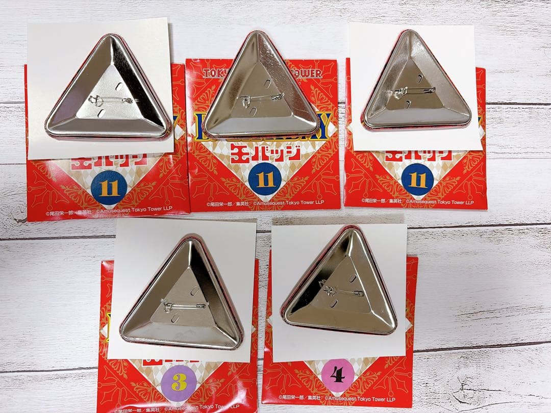 ワンピース　トンガリ缶バッジ　カタクリ　ペロスペロー