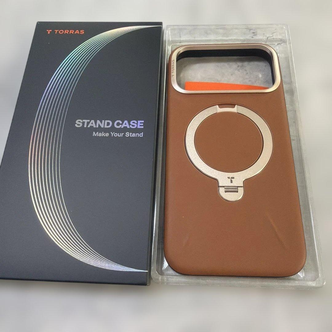 TORRASトラス iPhone17ProMax用ケース　アンバーブラウン