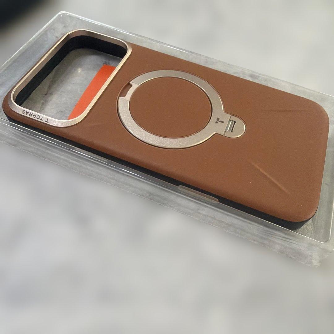 TORRASトラス iPhone17ProMax用ケース　アンバーブラウン
