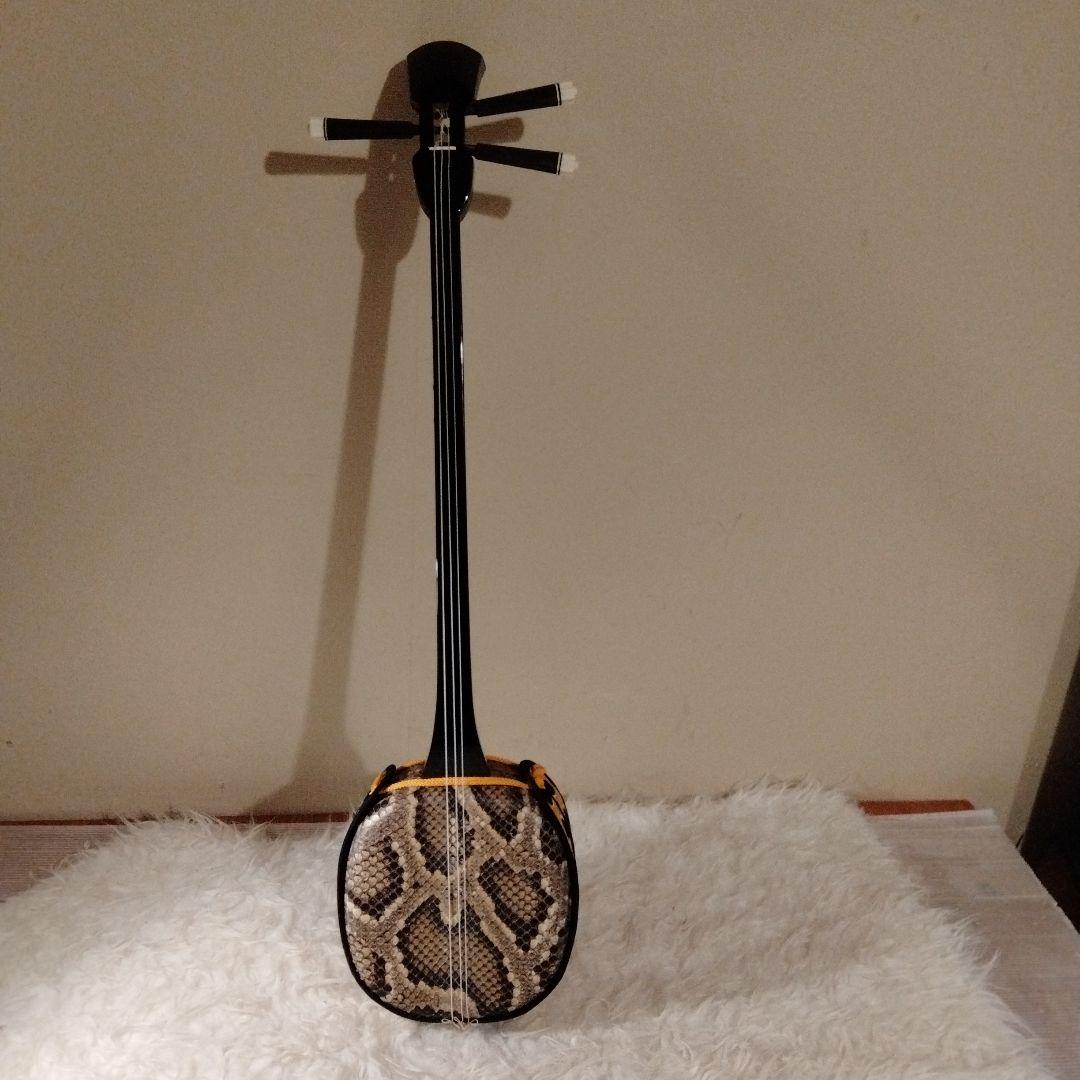 未使用級　三線 本皮