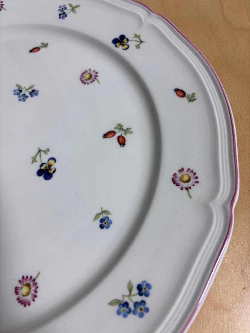 Villeroy & Boch 花柄　大皿　直径30センチ