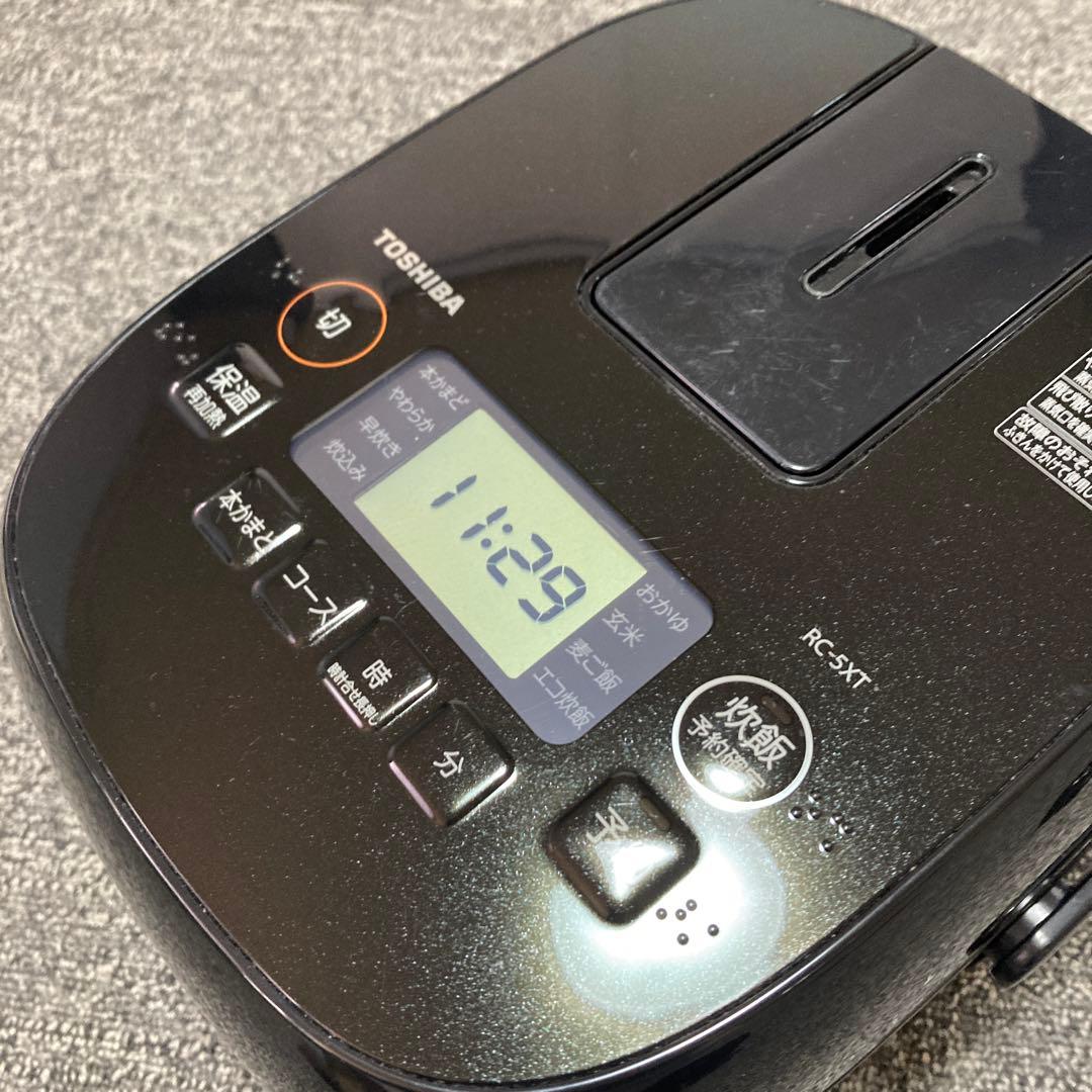 TOSHIBA 東芝 IHジャー 炊飯器 RC-5XT 3合炊き　2023年製