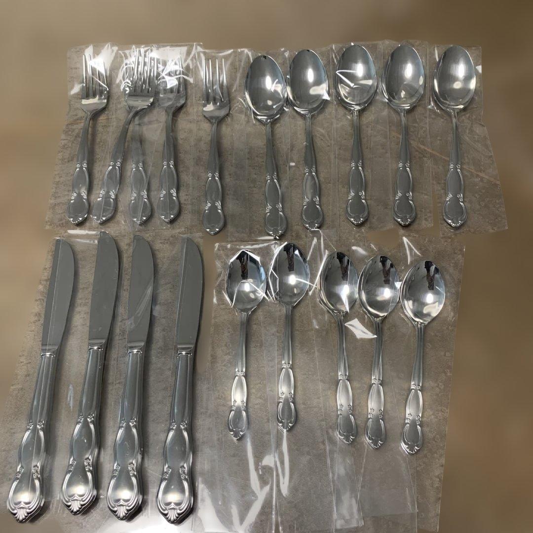 ノリタケ　カトラリーセット（パレス） スプーン＆フォーク&ナイフ＆ティースプーン