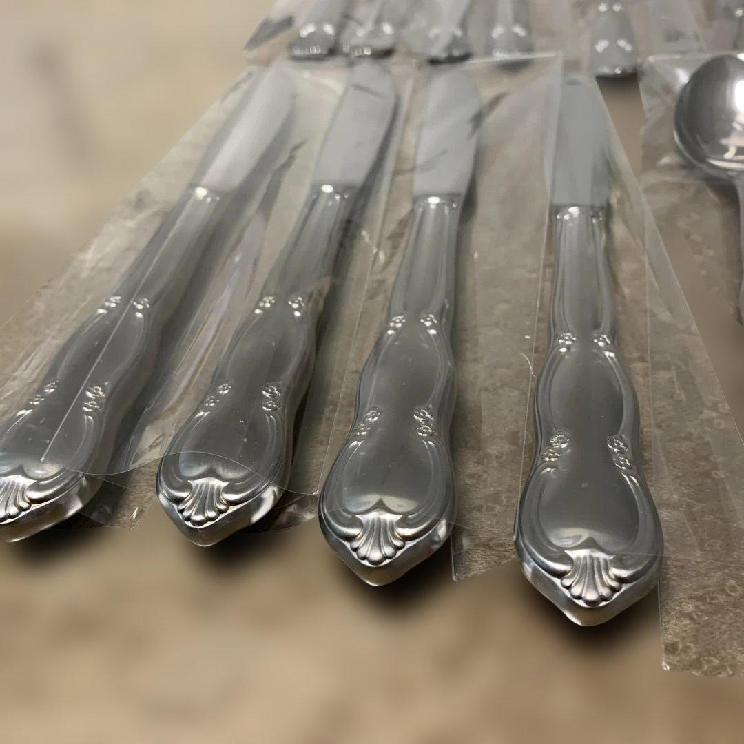 ノリタケ　カトラリーセット（パレス） スプーン＆フォーク&ナイフ＆ティースプーン