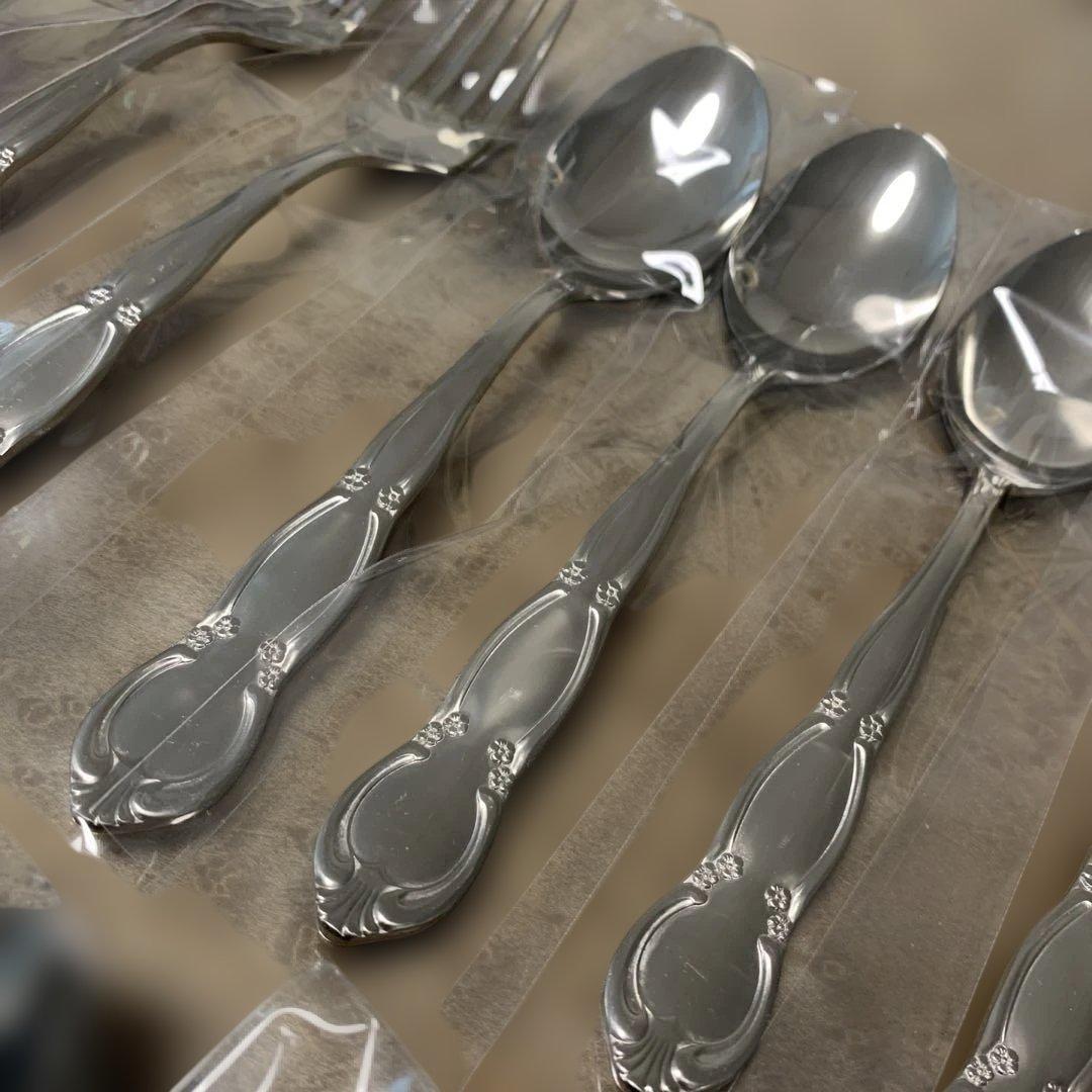 ノリタケ　カトラリーセット（パレス） スプーン＆フォーク&ナイフ＆ティースプーン