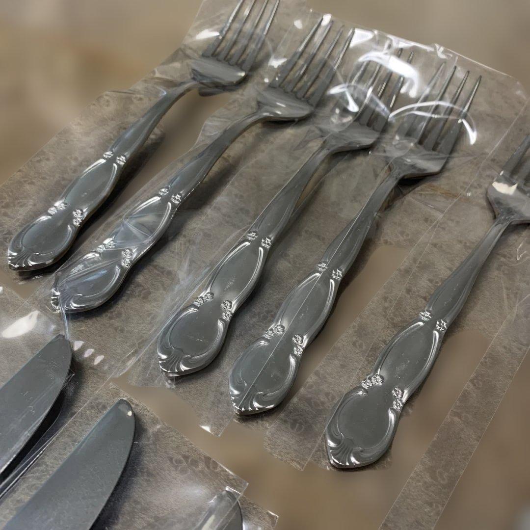 ノリタケ　カトラリーセット（パレス） スプーン＆フォーク&ナイフ＆ティースプーン