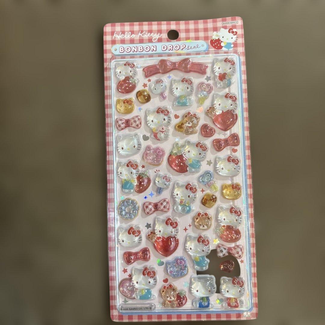 正規品　新品未使用　ボンボンドロップシールサンリオ　5枚セット