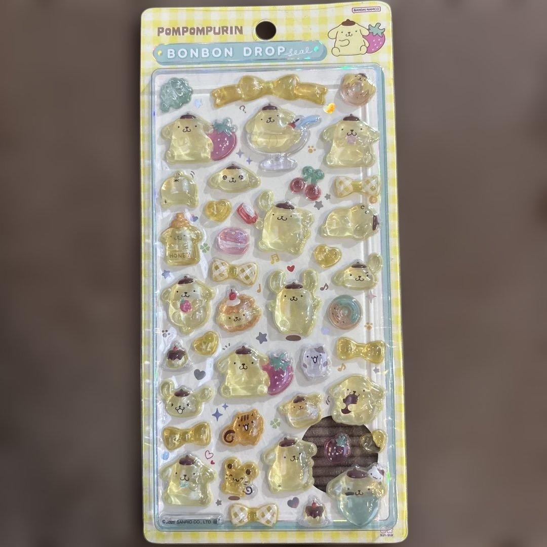 正規品　新品未使用　ボンボンドロップシールサンリオ　5枚セット