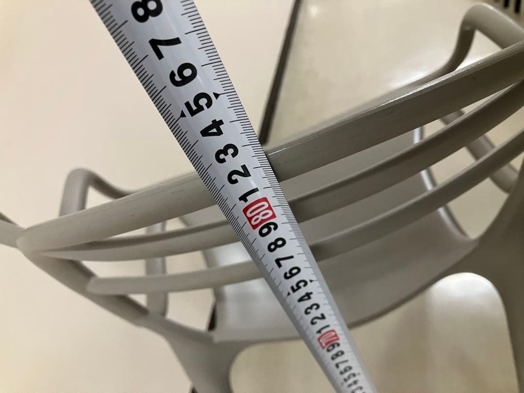 【希少】カルテル マスターズ チェア 2脚セット グレー イタリア製 MA43