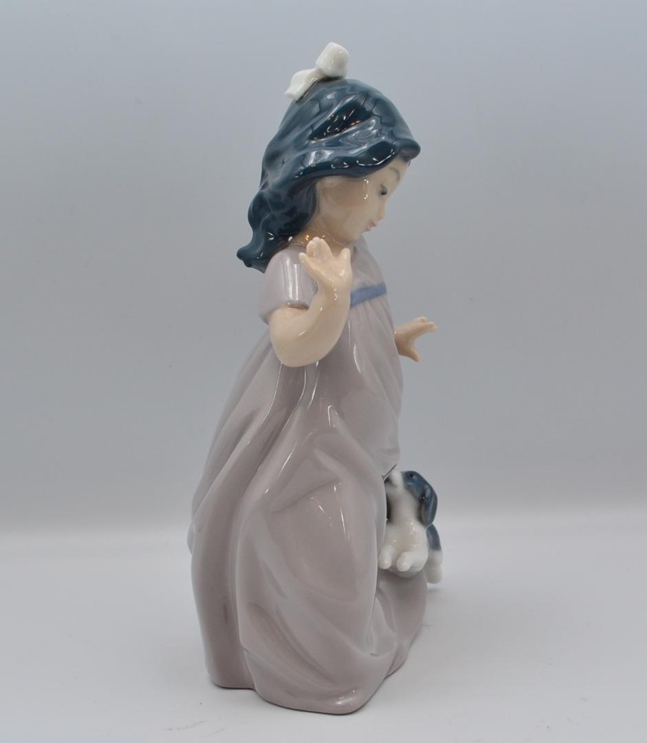 仔犬とかけっこ／愛犬とかけっこ　NAO・リヤドロ　２体セット　スペイン　ご成約済