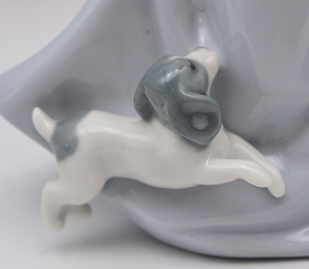 仔犬とかけっこ／愛犬とかけっこ　NAO・リヤドロ　２体セット　スペイン　ご成約済