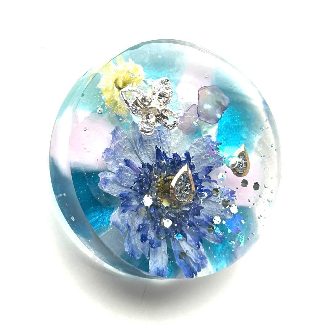 新作☆レジンヘアゴム Rain♡雨上がりの恋空