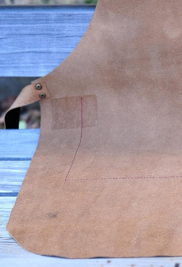 本革　エプロン 工房作業、DIY、ガーデニング、カフェ・美容師・革作業・木工