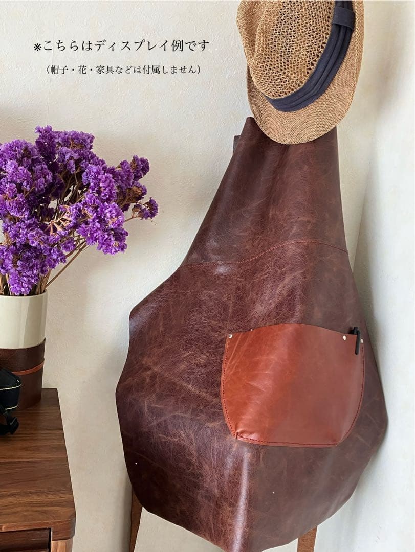 本革　エプロン 工房作業、DIY、ガーデニング、カフェ・美容師・革作業・木工