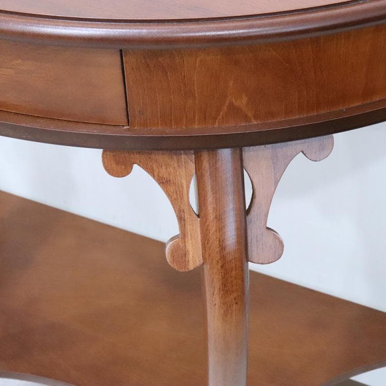 イタリア 象嵌 コンソール W90cm 引き出し付き 花台