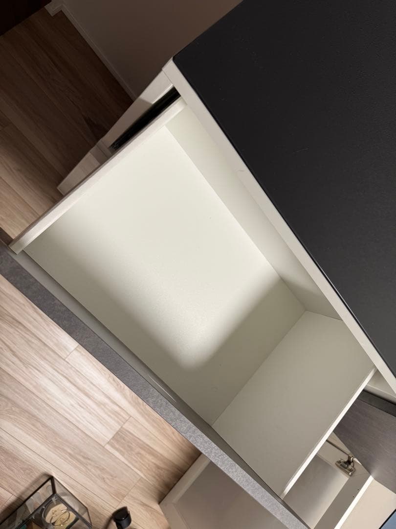 IKEA(イケア) BESTAモダン収納キャビネット グレー ホワイト