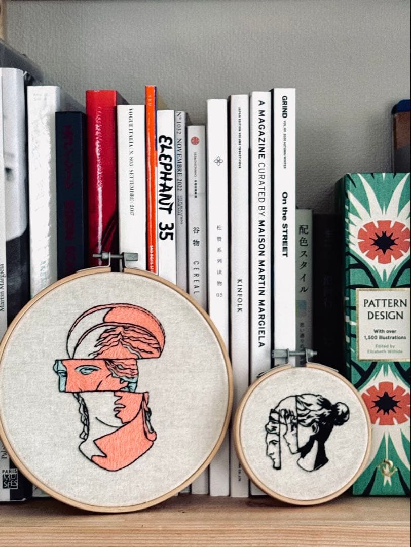 ♡手刺繍アート♡部屋がオシャレになる一点物フレーム刺繡！