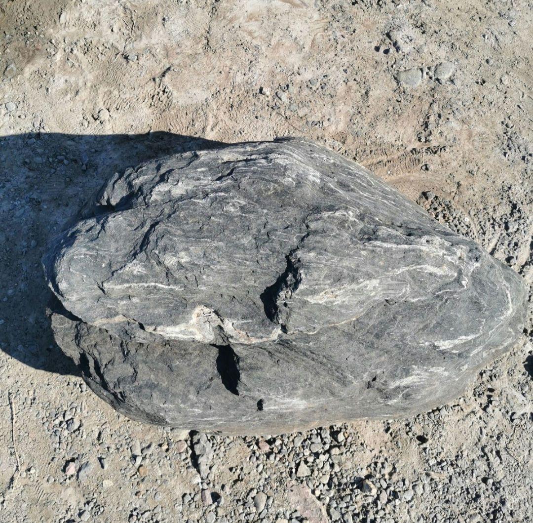 福島産　鮫川石　250キロ　庭石　鑑賞石 石　庭　坪庭　ガーデニング