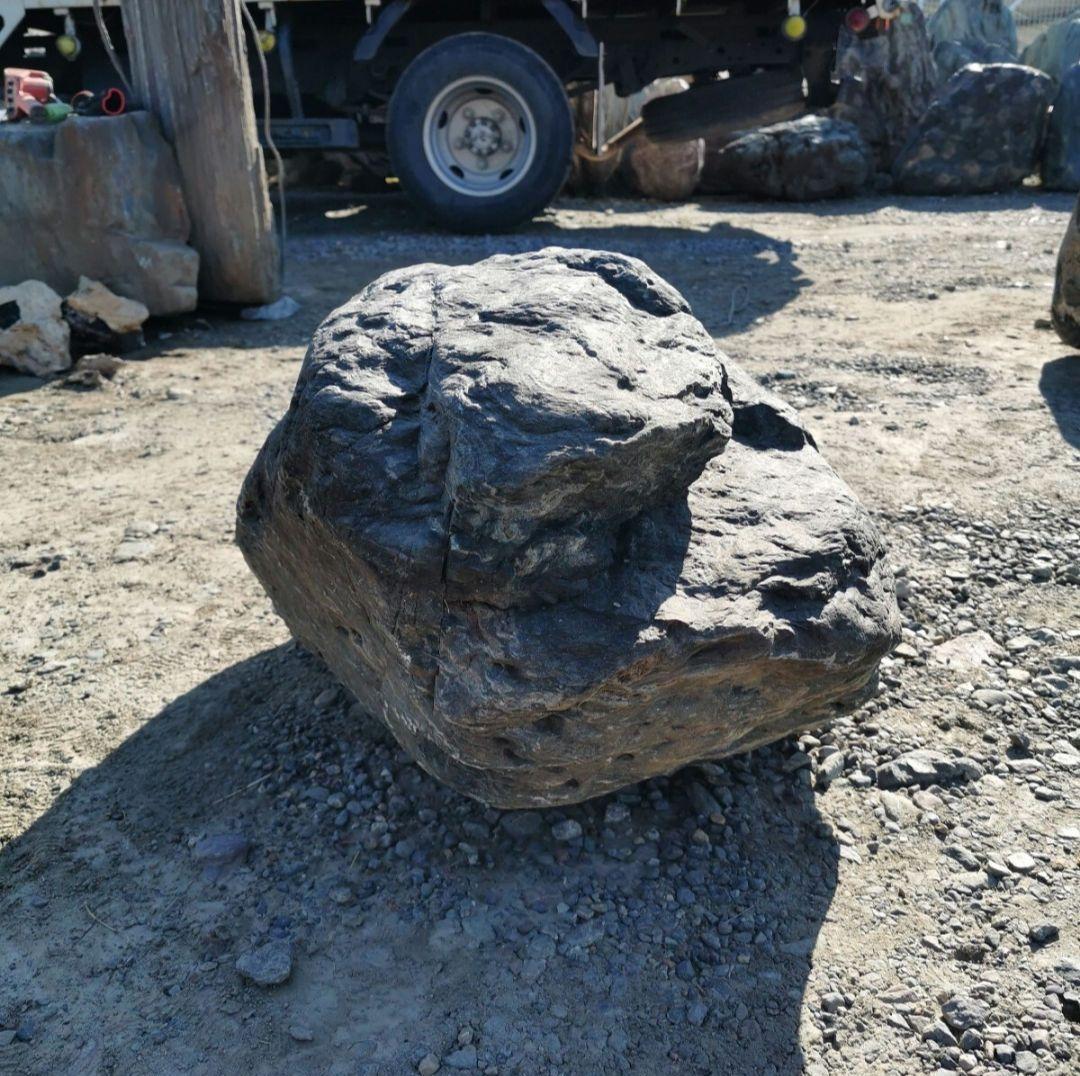 福島産　鮫川石　250キロ　庭石　鑑賞石 石　庭　坪庭　ガーデニング