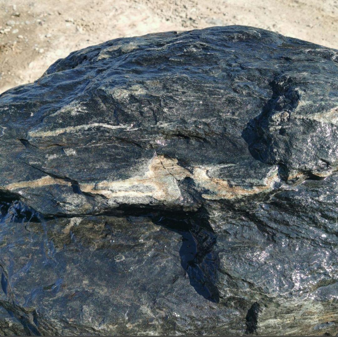 福島産　鮫川石　250キロ　庭石　鑑賞石 石　庭　坪庭　ガーデニング