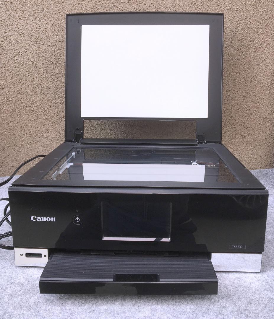 Canon PIXUS TS8230 インクジェットP✽取説書・稼働品
