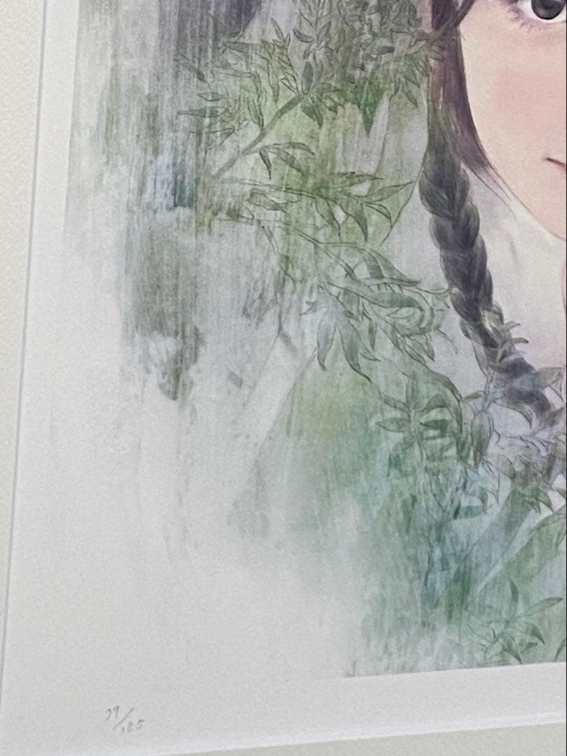 ジクレ+手彩　平凡・陳淑芬　直筆サイン　ピンファン　チェン・シュウフェン　版画②