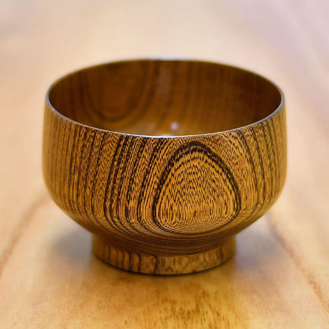 【新品未使用】白鷺木工　サブロク碗布袋　漆茶２点です。　北欧暮らしの道具店
