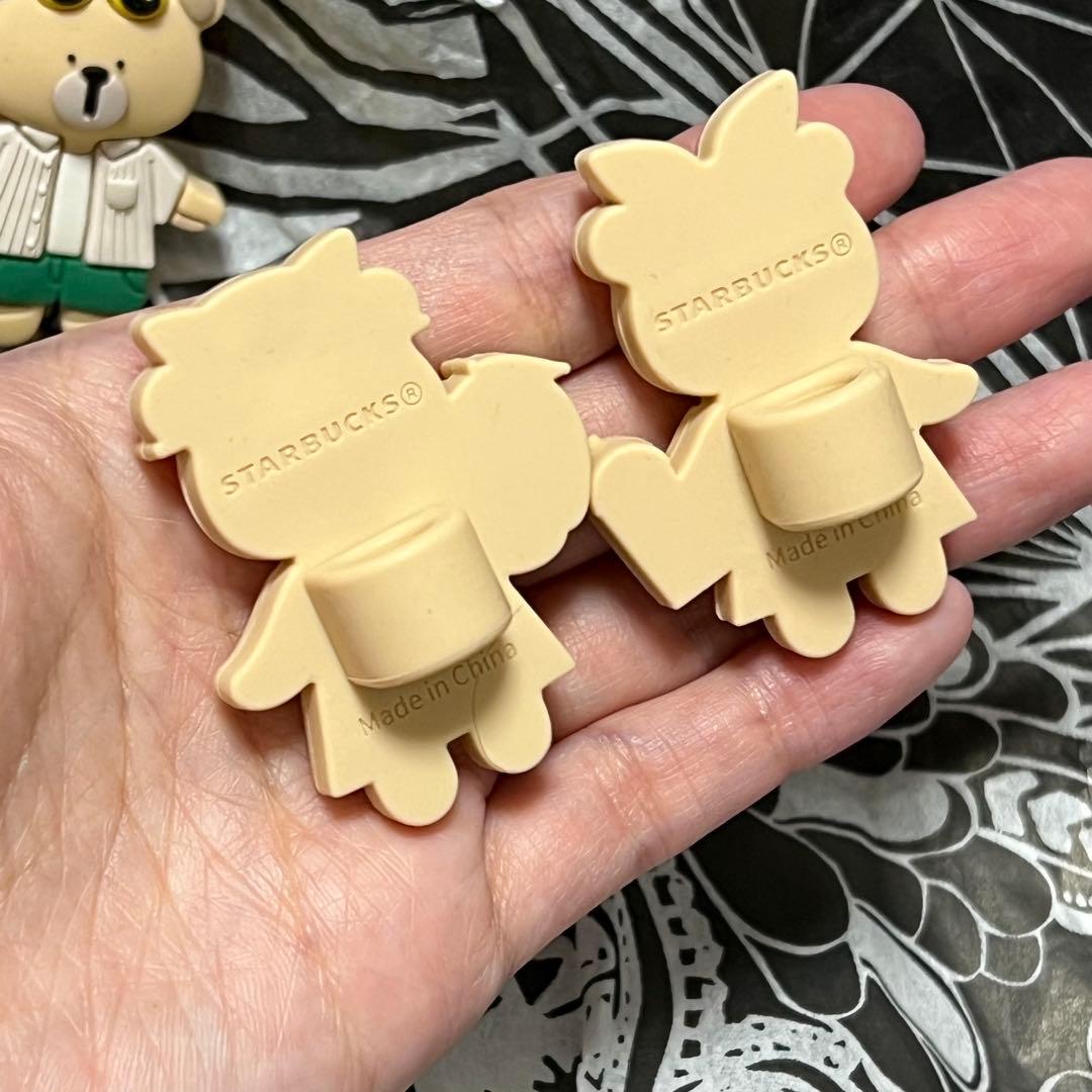 レア　海外限定　スターバックス　ストローチャーム　ベアリスタ　コンプリート