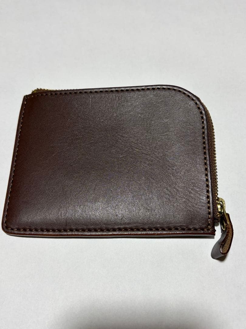 土屋鞄 ナチューラ ヌメ革 Lファスナー