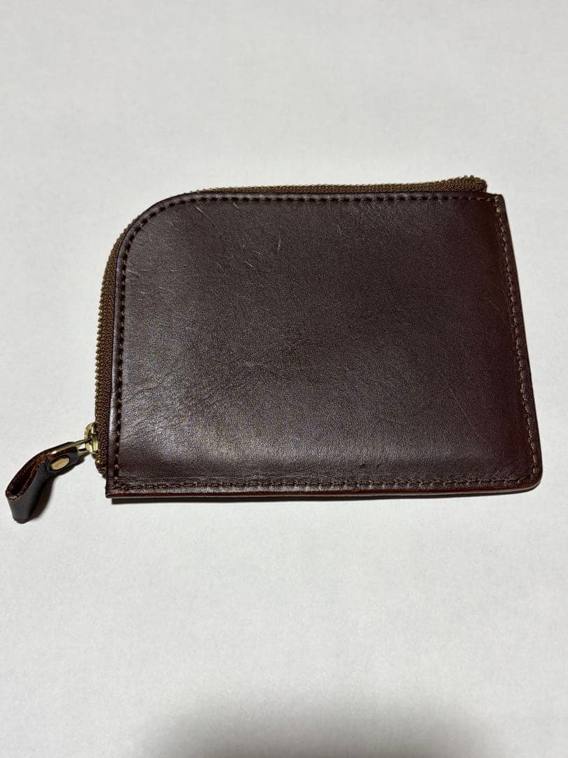 土屋鞄 ナチューラ ヌメ革 Lファスナー