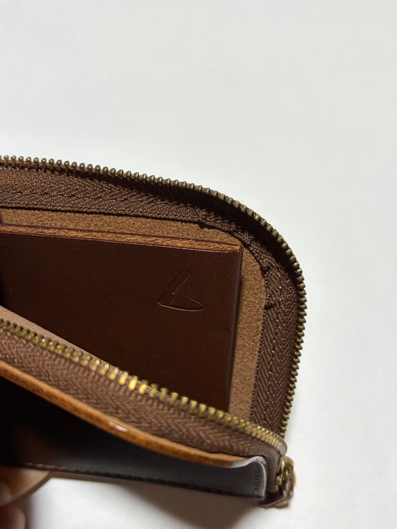 土屋鞄 ナチューラ ヌメ革 Lファスナー