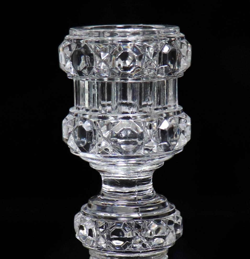 オールド・バカラ 珍品 キャンドルホルダー ディアマン ピエーリー 燭台スタンド