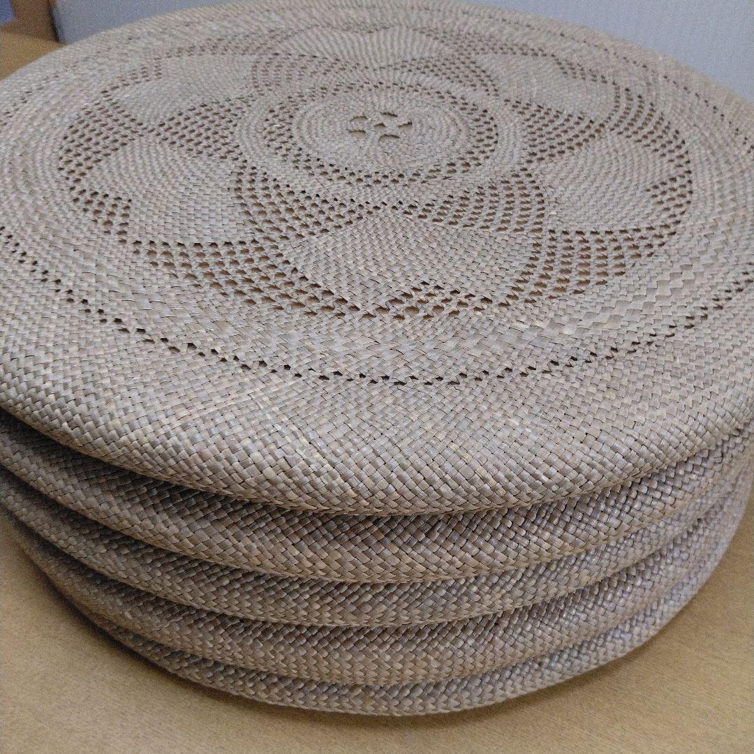 ロフテー天然草　馬来草小座布団　 5枚組