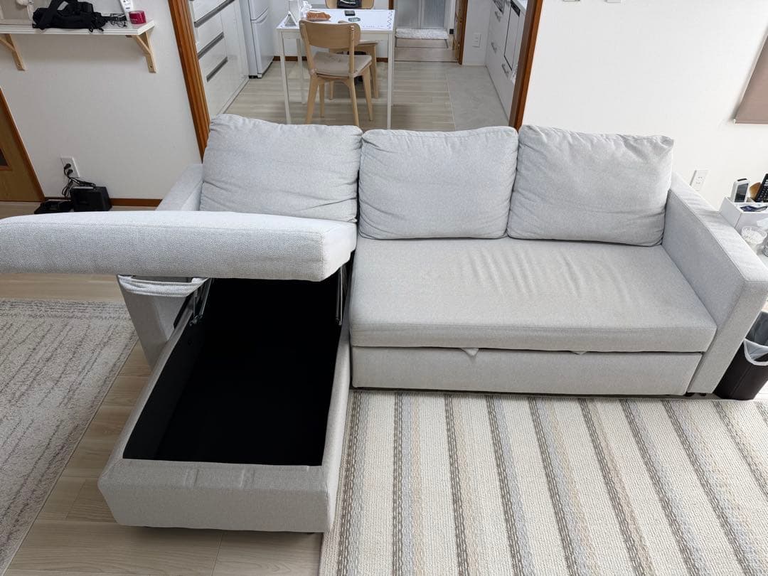 ⭐️ナミさん専用⭐️ニトリカウチソファベッド 布張りタイプ (ノアーク2 GY)