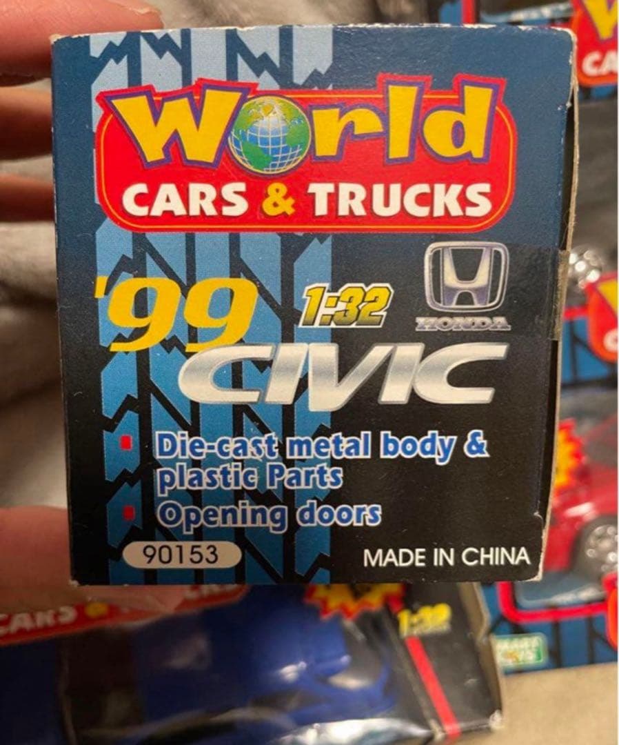 1/32 6台セット ホンダ シビック EK プルバック