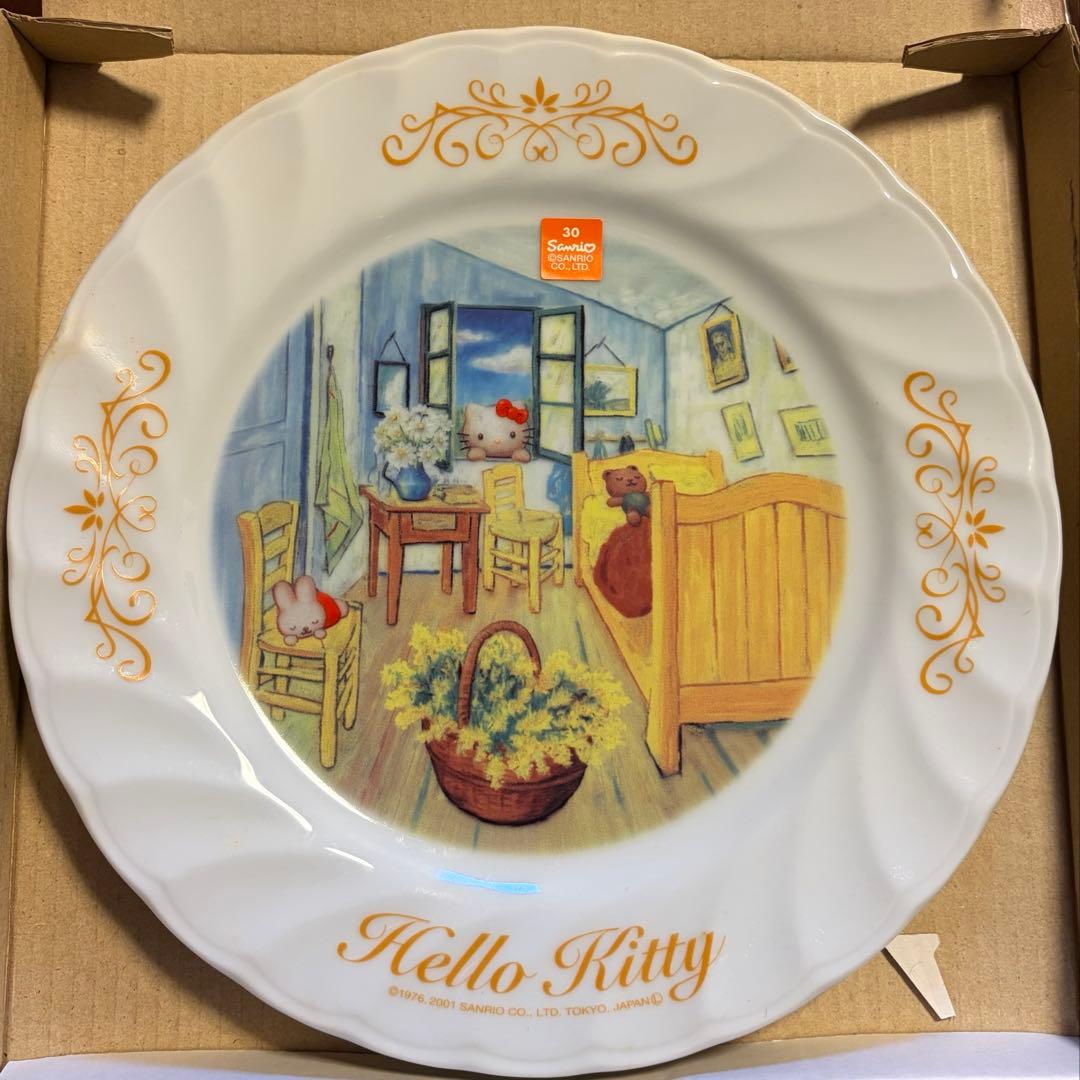 Hello Kitty 30周年記念名画絵皿10枚セット1976.2001