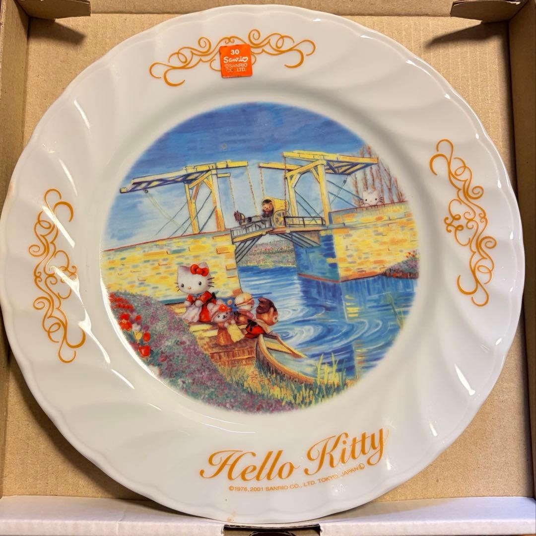 Hello Kitty 30周年記念名画絵皿10枚セット1976.2001
