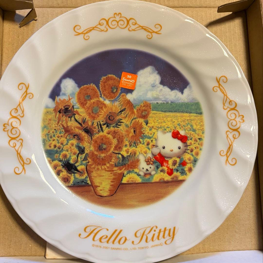 Hello Kitty 30周年記念名画絵皿10枚セット1976.2001