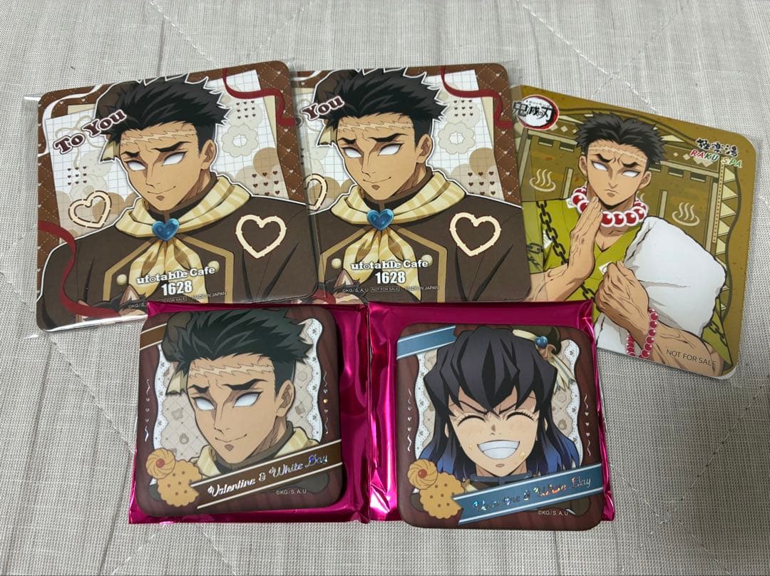 鬼滅の刃　モクテルバー　本日の日替わりデザートキャラクター　冨岡義勇　義勇　缶バ