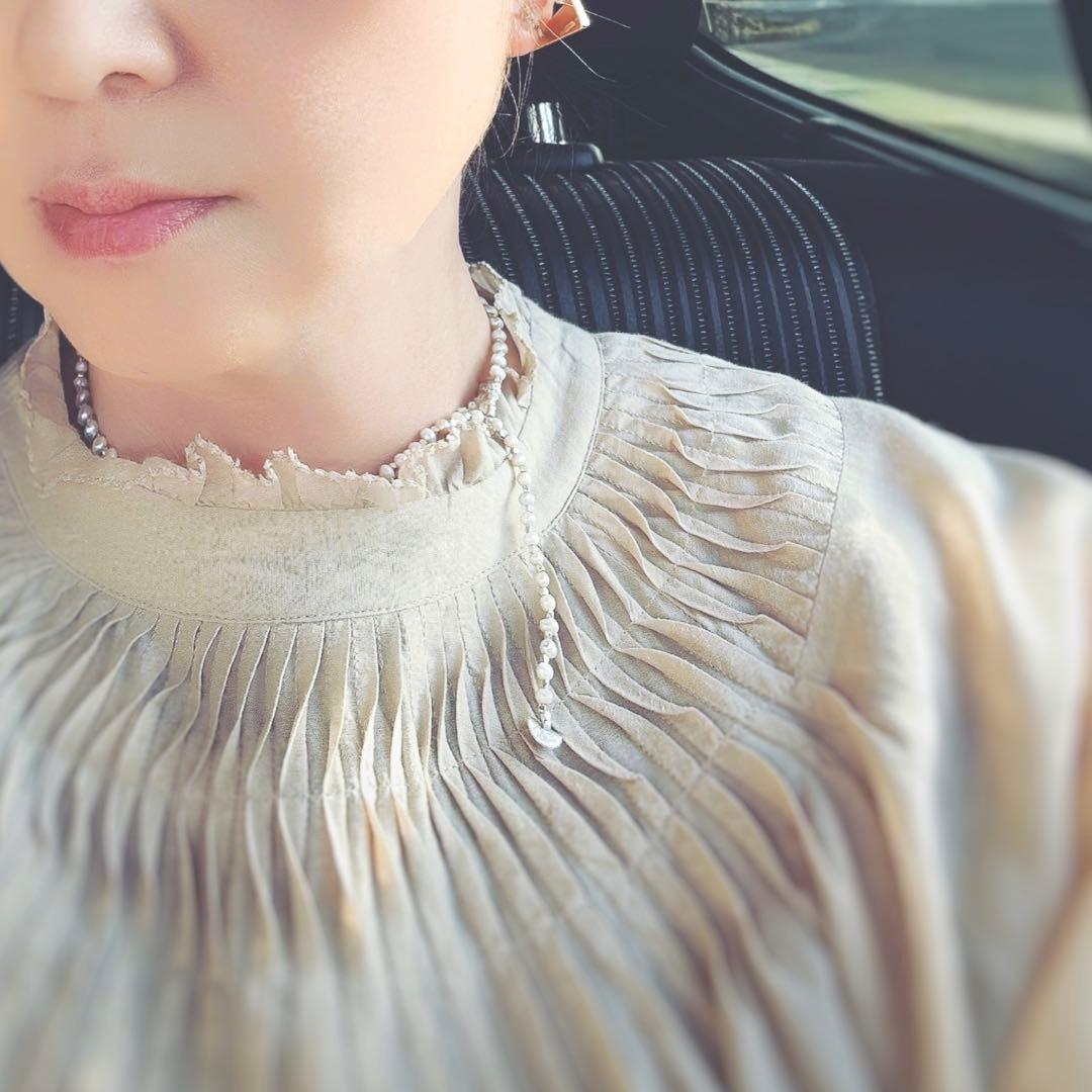 パール ネックレス カレンシルバー