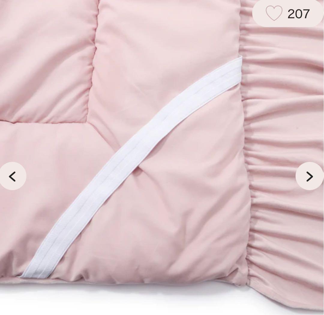 Francfranc 新品未使用　WARMYフリルベッドパッドダブル