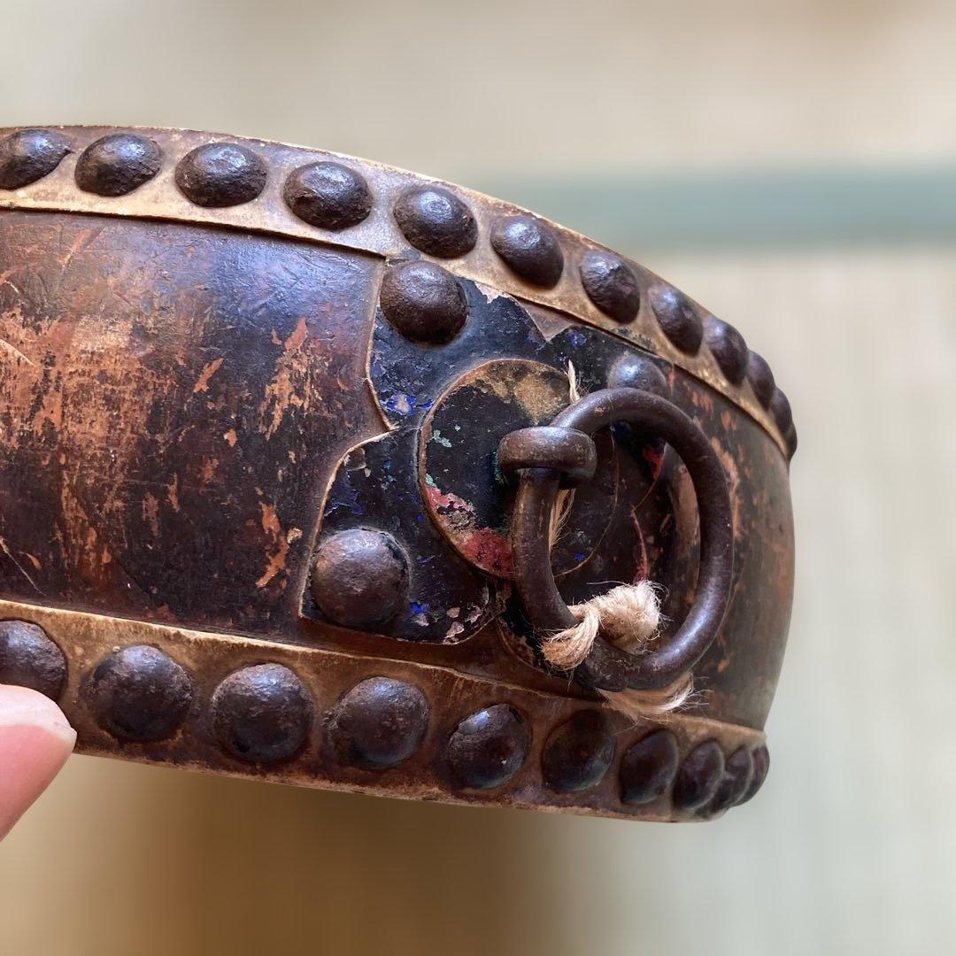 木製 和太鼓 金属飾り付き
